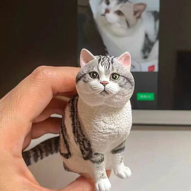 Custom Pet Mini Sculpture — Handmade Realistic Figurine