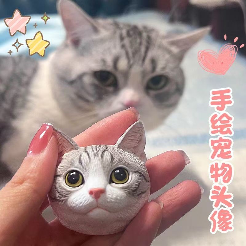 Custom Pet Mini Sculpture — Handmade Realistic Figurine