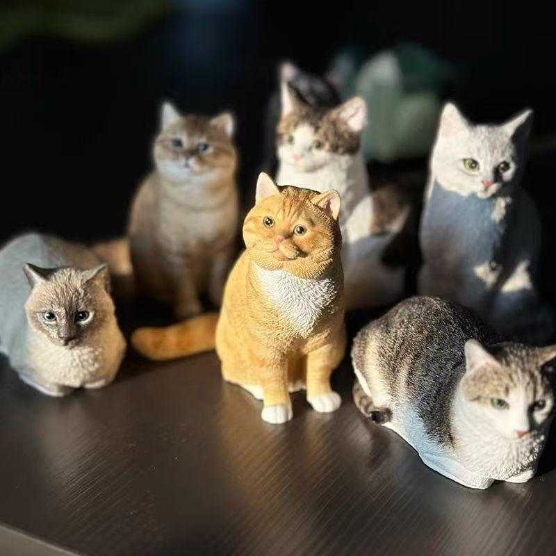 Custom Pet Mini Sculpture — Handmade Realistic Figurine