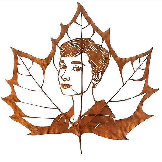 Custom Engraved Leaf Portrait — Real Leaf Carving in Illuminated Frame